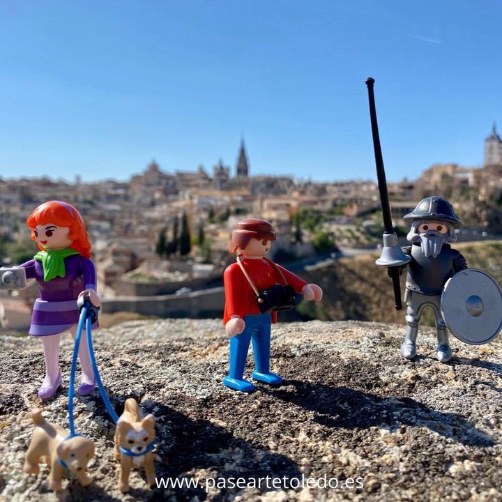 Los playmobil, de turismo por Toledo
