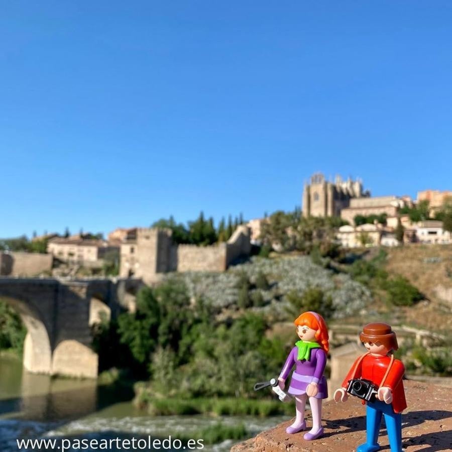 Los playmobil, de turismo por Toledo