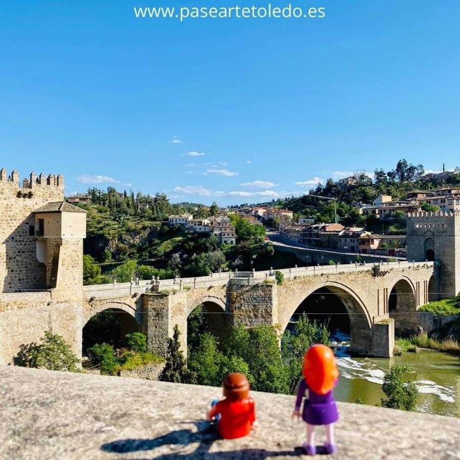 Los playmobil, de turismo por Toledo