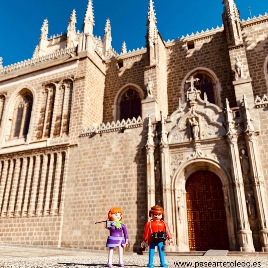 Los playmobil, de turismo por Toledo