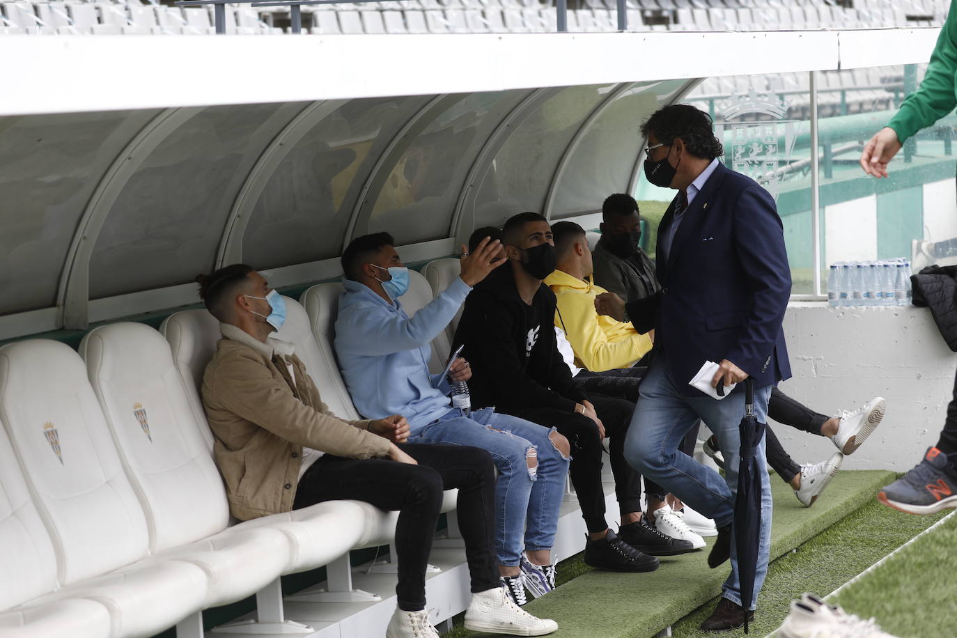 El ambiente en El Arcángel en el Córdoba CF - Cádiz B, en imágenes