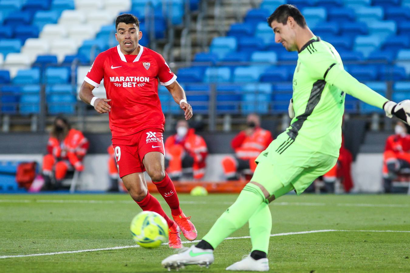 Partido entre el Real Madrid y el Sevilla