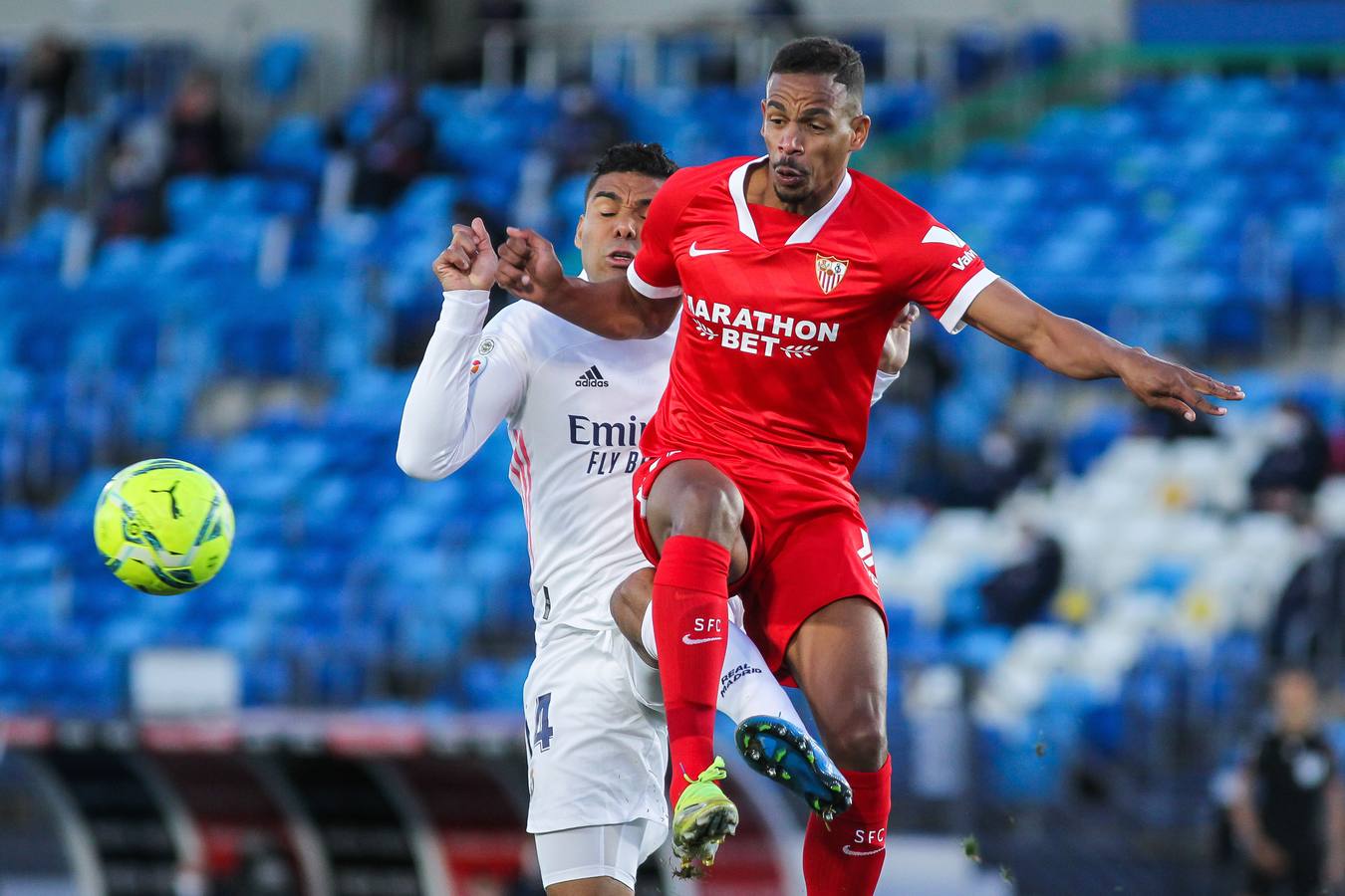 Partido entre el Real Madrid y el Sevilla