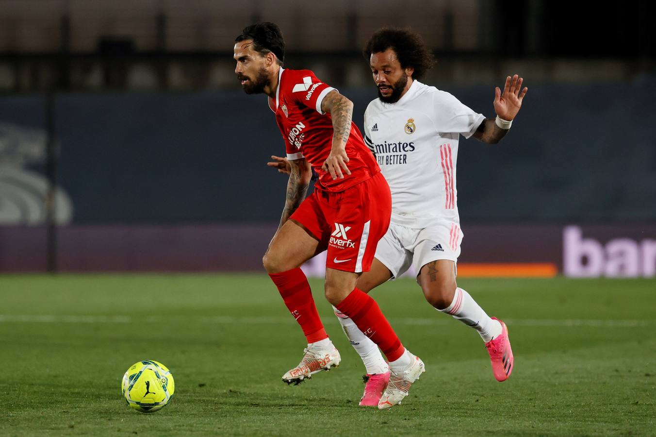 Partido entre el Real Madrid y el Sevilla