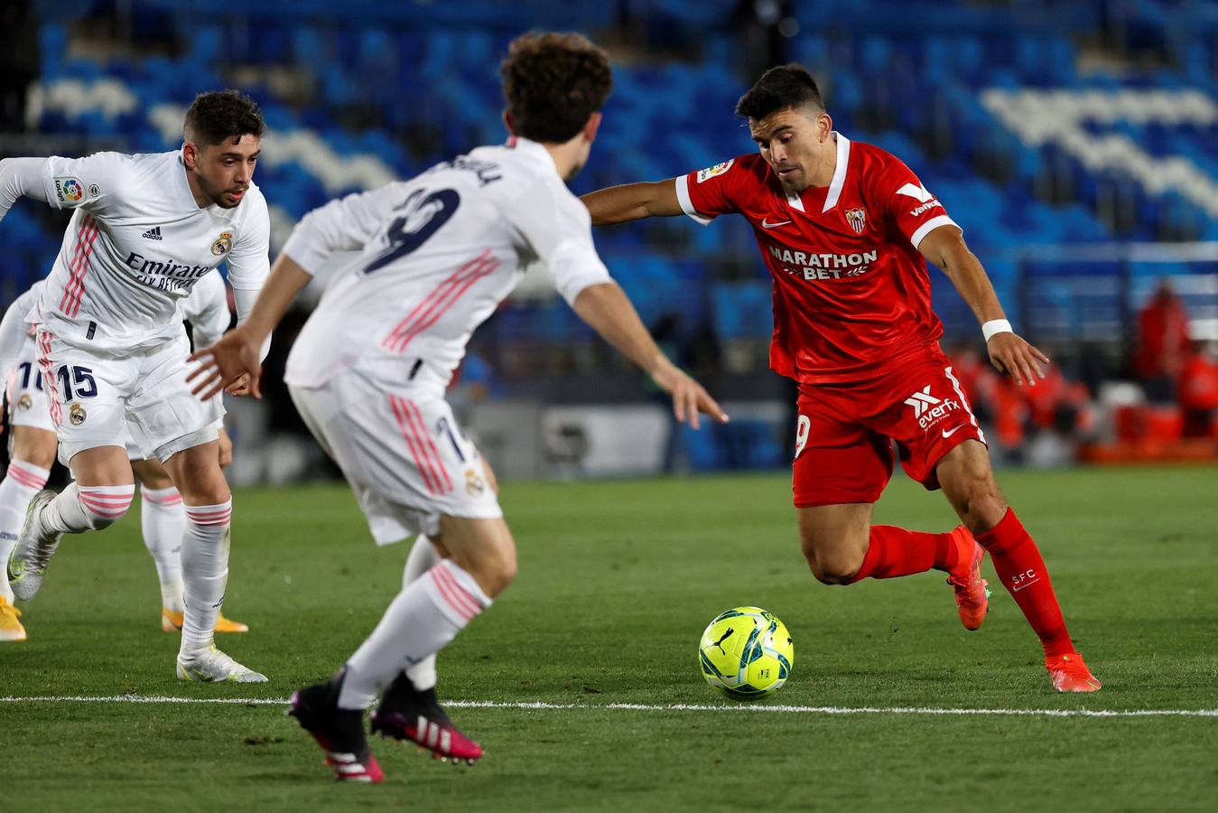 Partido entre el Real Madrid y el Sevilla