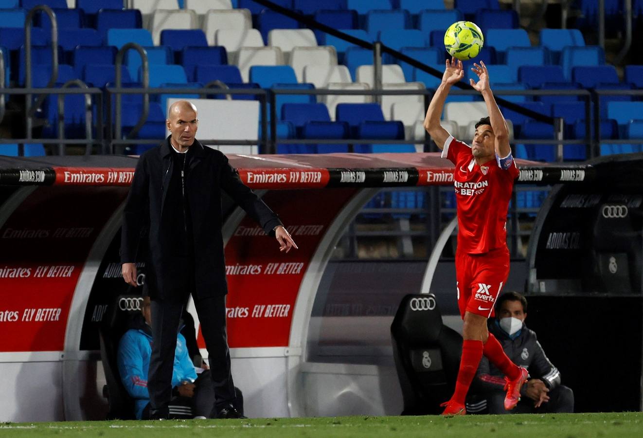 Partido entre el Real Madrid y el Sevilla