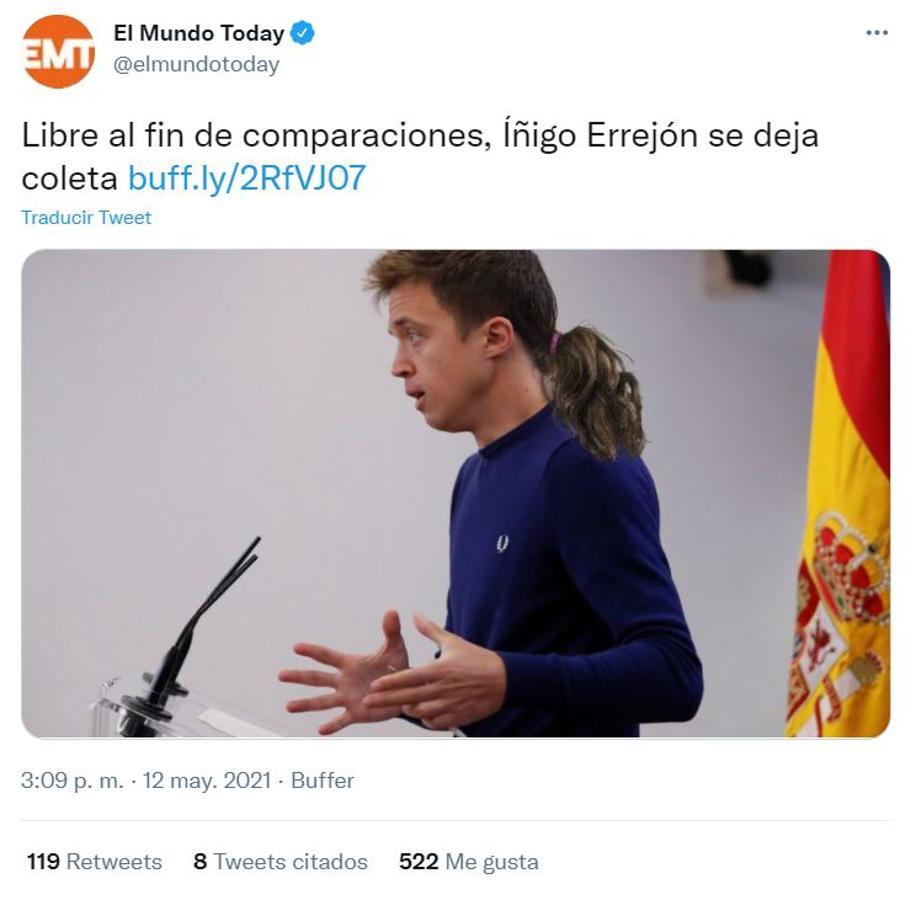 Las redes sociales parodian el nuevo corte de pelo de Pablo Iglesias
