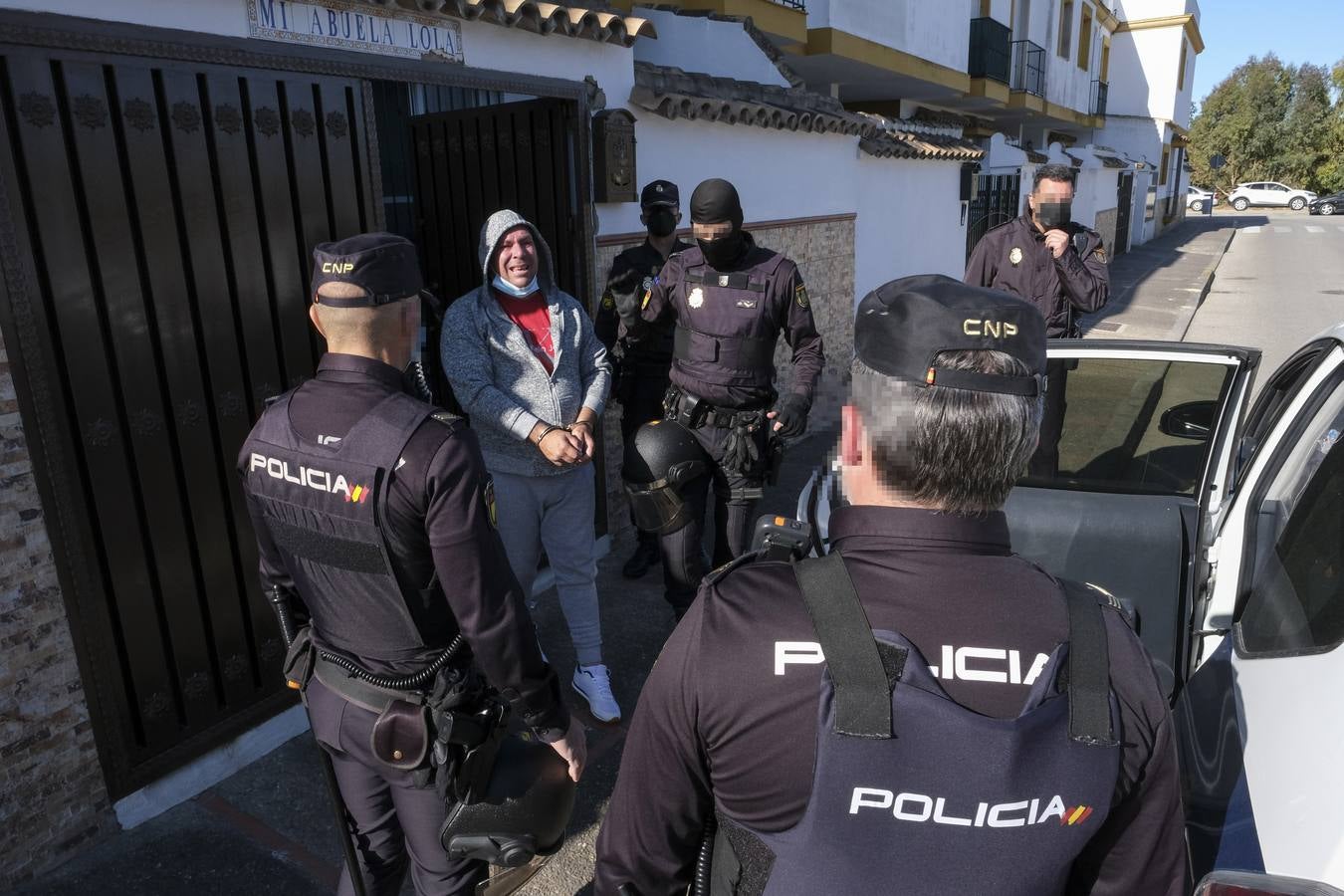 Operación de la Policía Nacional contra el tráfico de drogas en San Fernando