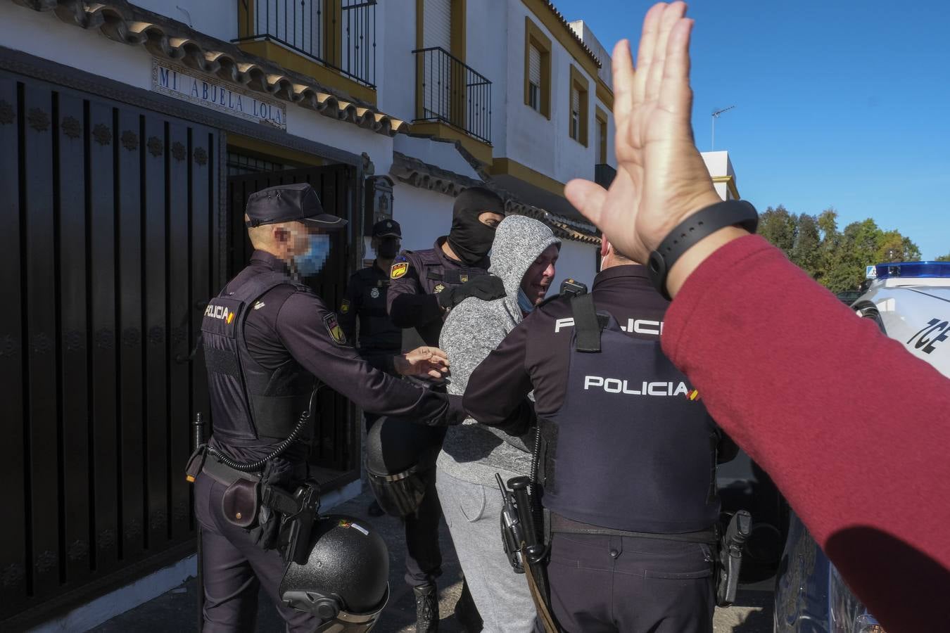 Operación de la Policía Nacional contra el tráfico de drogas en San Fernando