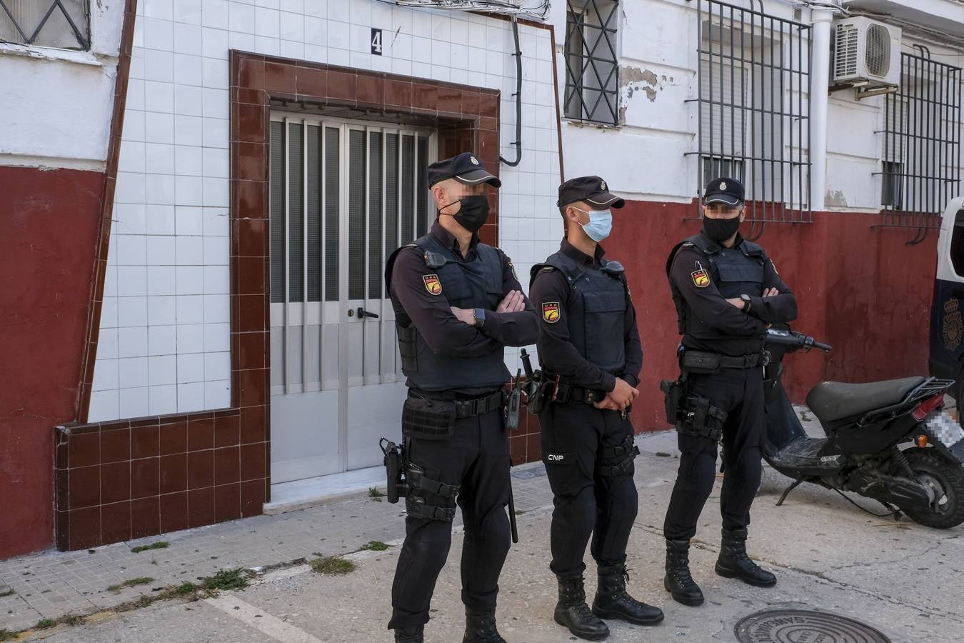 Operación de la Policía Nacional contra el tráfico de drogas en San Fernando