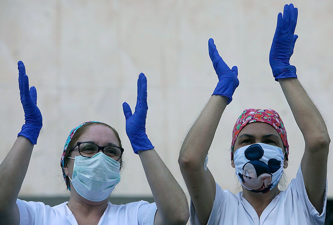 El homenaje en imágenes de LA VOZ a las enfermeras