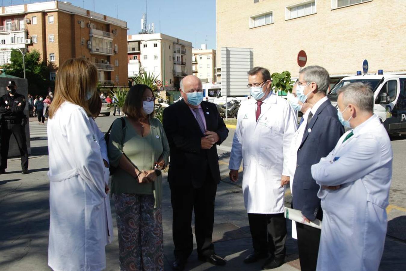 Presentación de los actos conmemorativos preparados para celebrar el 50 aniversario de los hospitales Infantil y de la Mujer del Virgen del Rocío