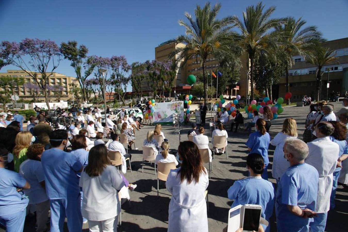 Presentación de los actos conmemorativos preparados para celebrar el 50 aniversario de los hospitales Infantil y de la Mujer del Virgen del Rocío