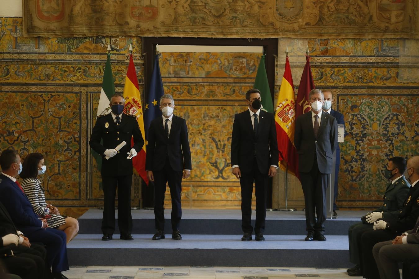 Entrega de las Medallas al Mérito de la Protección Civil de la Delegación del Gobierno de Andalucía