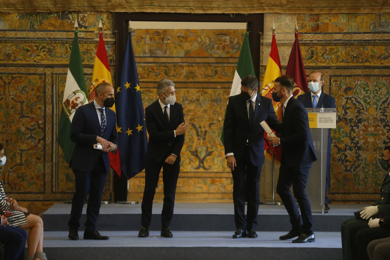 Entrega de las Medallas al Mérito de la Protección Civil de la Delegación del Gobierno de Andalucía