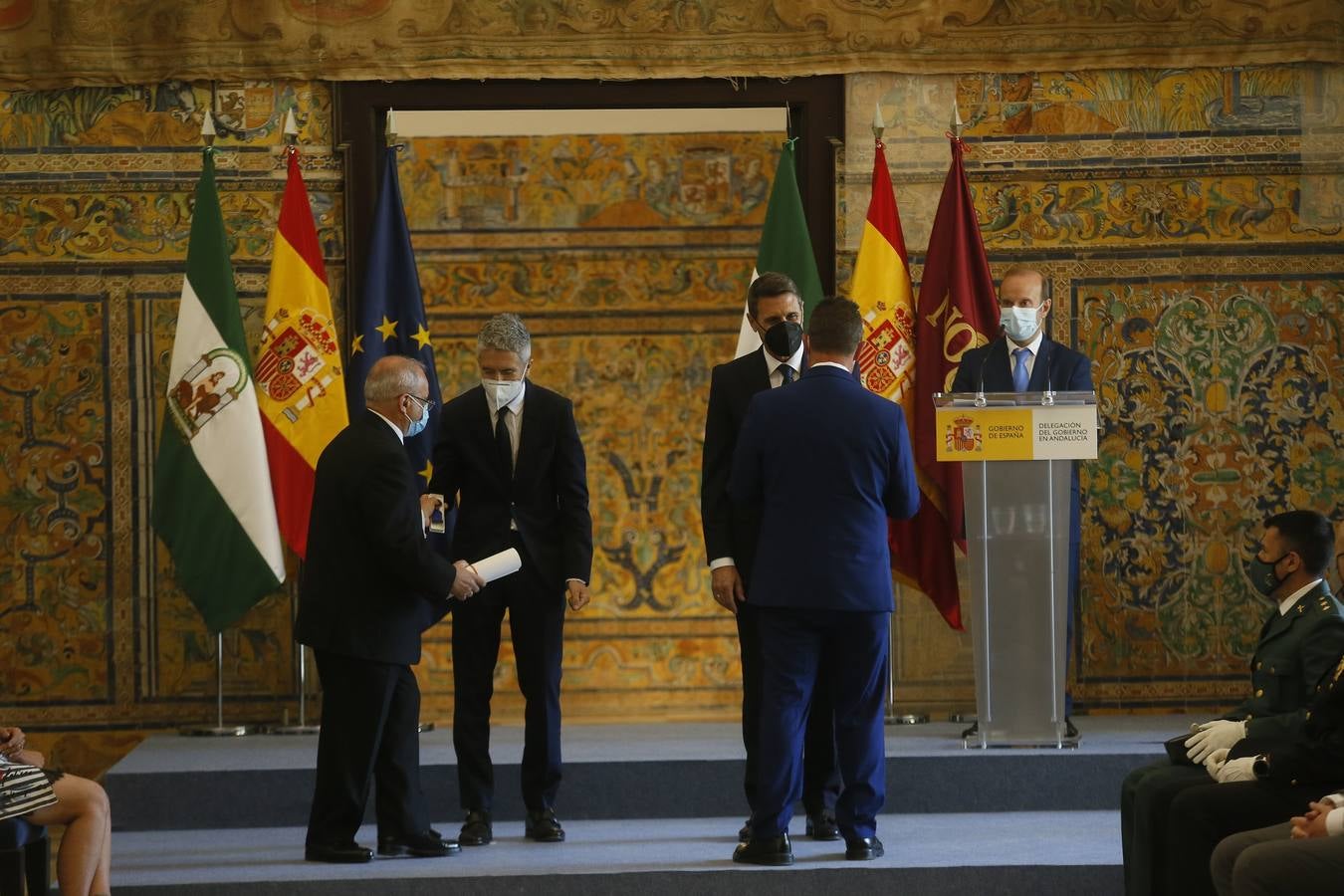 Entrega de las Medallas al Mérito de la Protección Civil de la Delegación del Gobierno de Andalucía