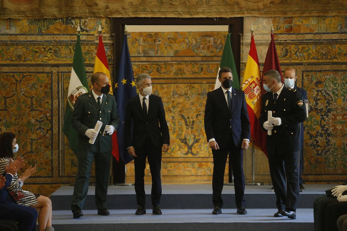 Entrega de las Medallas al Mérito de la Protección Civil de la Delegación del Gobierno de Andalucía