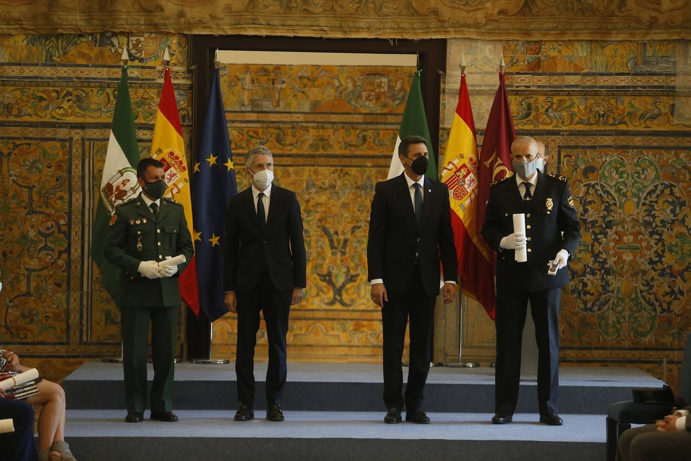 Entrega de las Medallas al Mérito de la Protección Civil de la Delegación del Gobierno de Andalucía