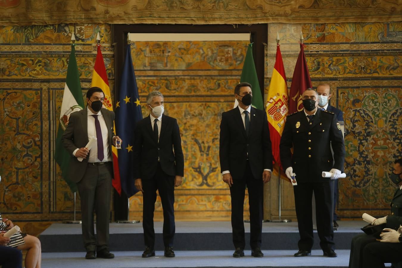 Entrega de las Medallas al Mérito de la Protección Civil de la Delegación del Gobierno de Andalucía