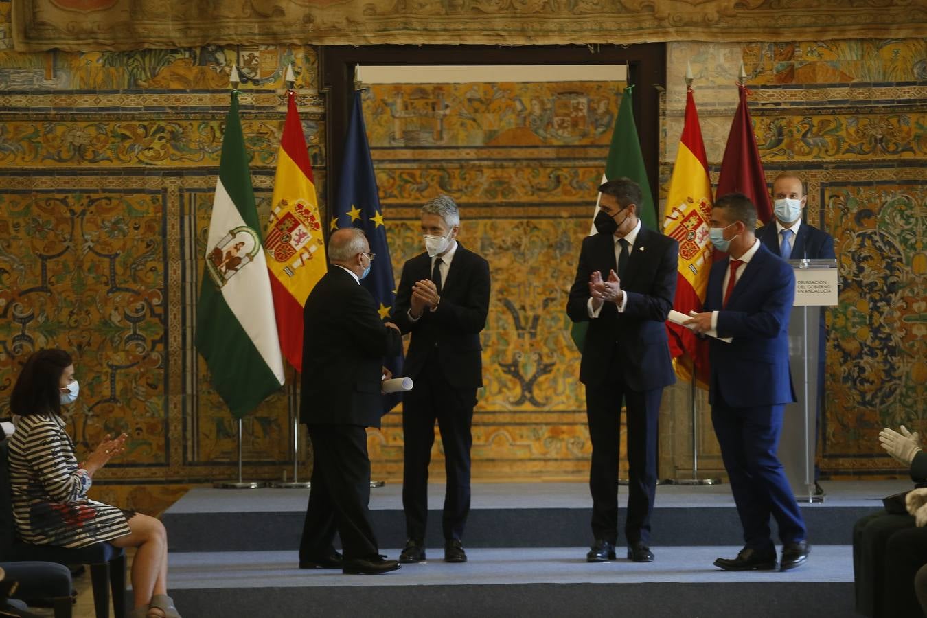 Entrega de las Medallas al Mérito de la Protección Civil de la Delegación del Gobierno de Andalucía