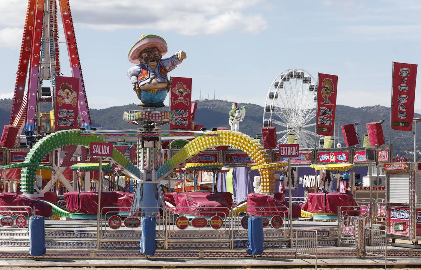 Vive Park Córdoba y los preparativos del parque de atracciones en el Arenal, en imágenes