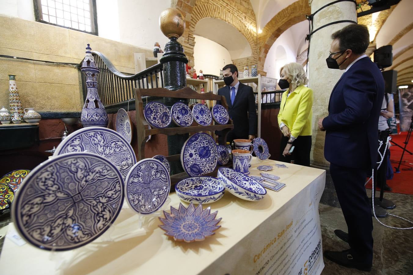 La cerámica de La Rambla en las Caballerizas Reales de Córdoba, en imágenes