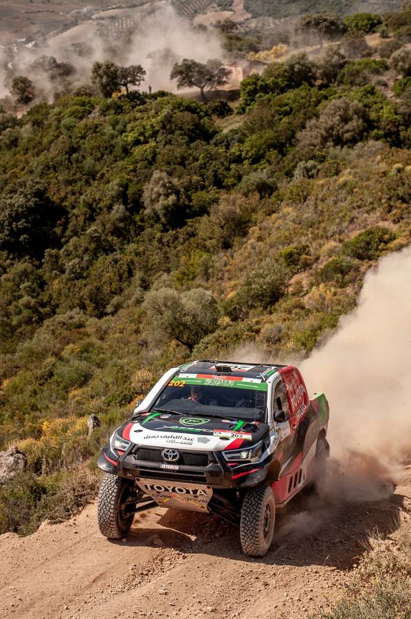 El paso de Carlos Sainz por Palma del Río y Santaella con el Andalucía Rally, en imágenes