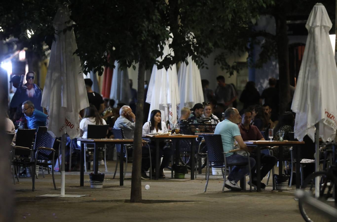 Dispositivo policial en la Alameda