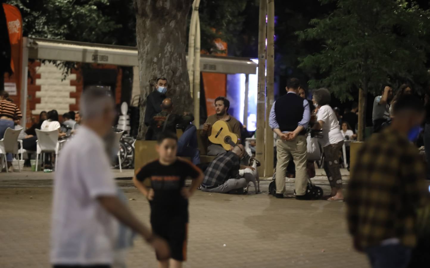 Dispositivo policial en la Alameda