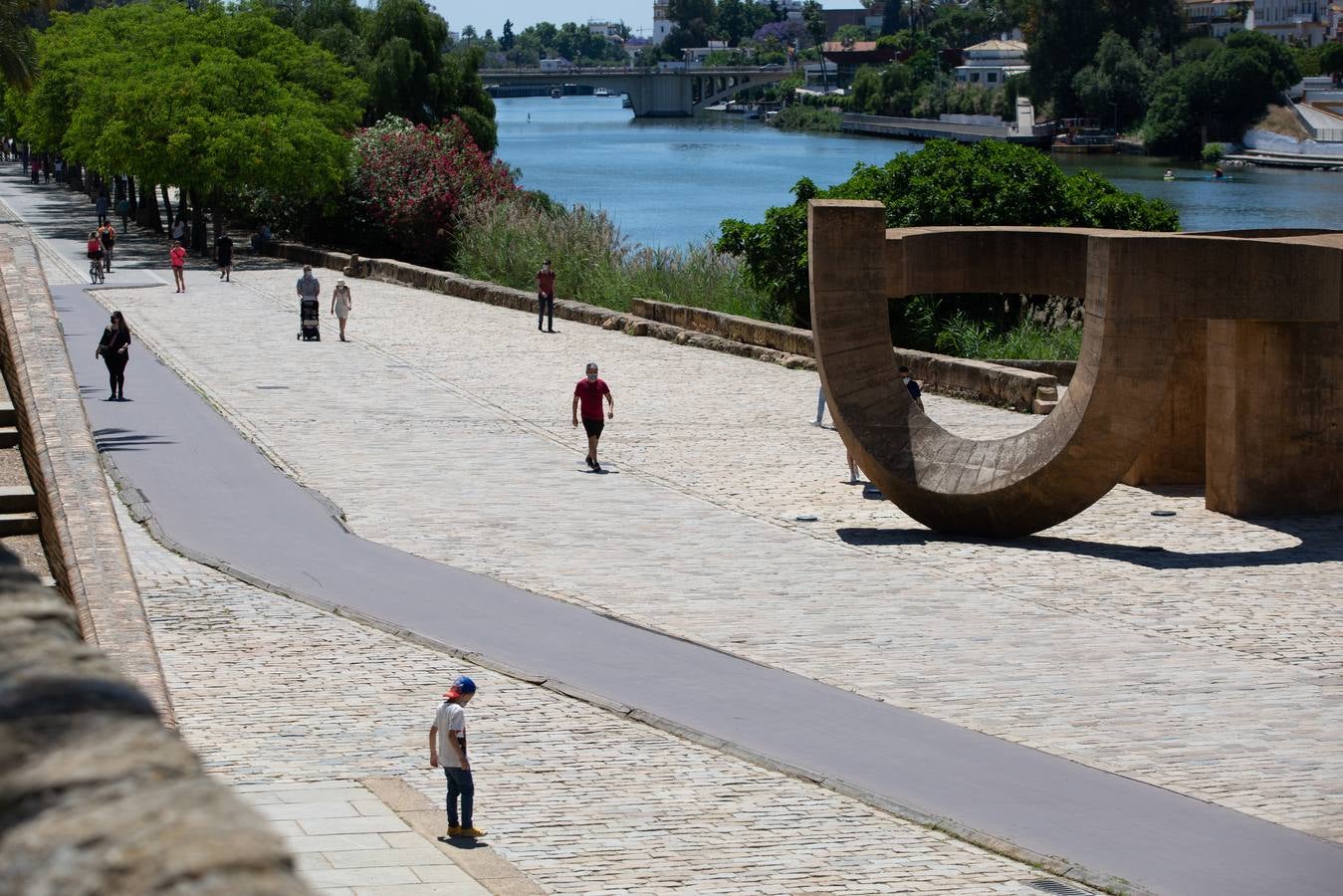 Ambiente veraniego en Sevilla