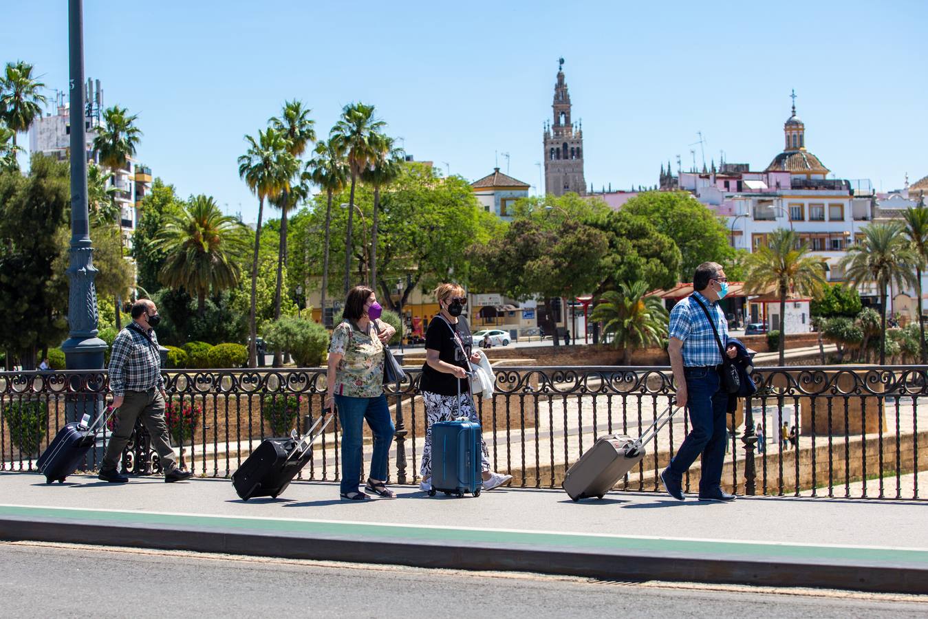 Ambiente veraniego en Sevilla