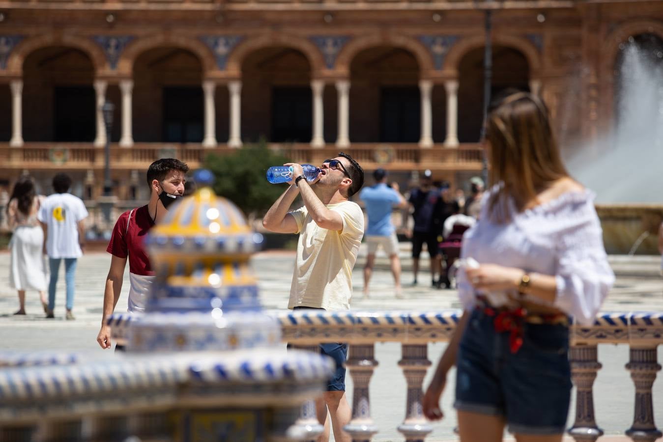 Ambiente veraniego en Sevilla