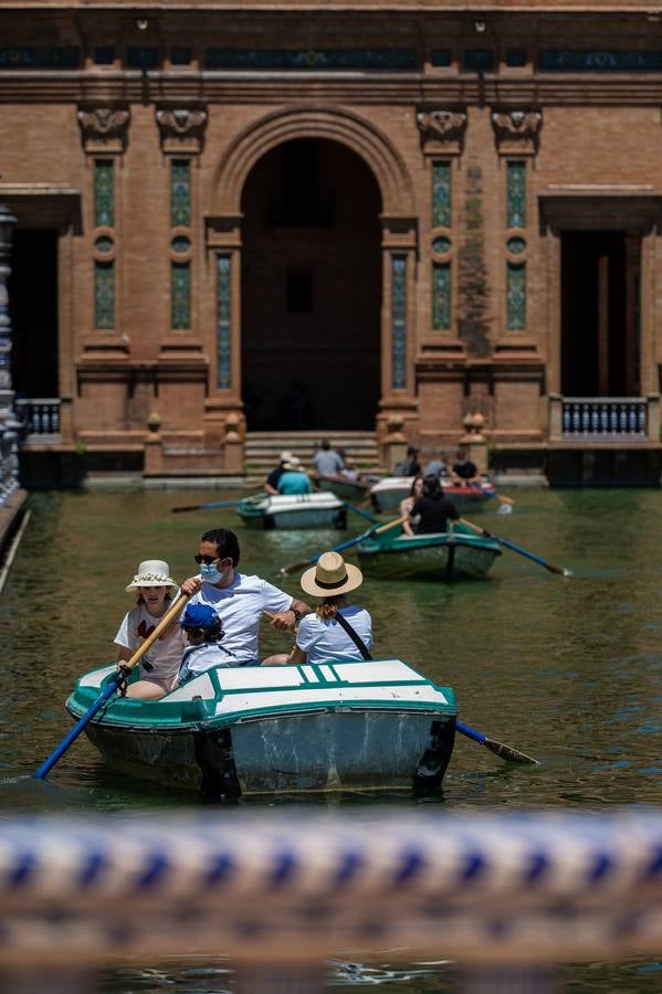 Ambiente veraniego en Sevilla