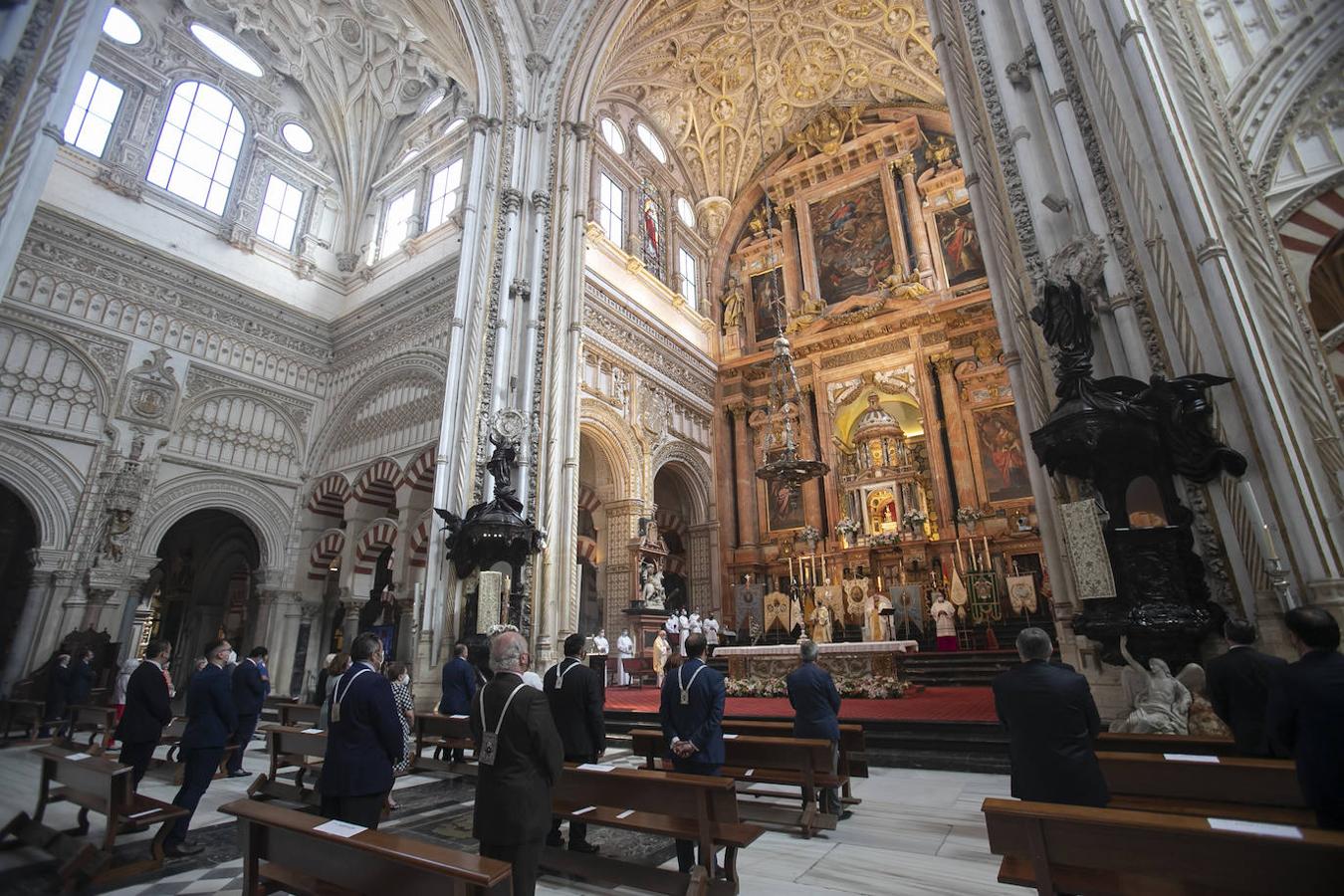 La cita de las hermandades de Gloria en la Catedral de Córdoba, en imágenes