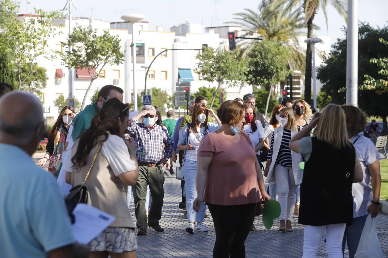 La plataforma de Susana Díaz en Córdoba, en imágenes