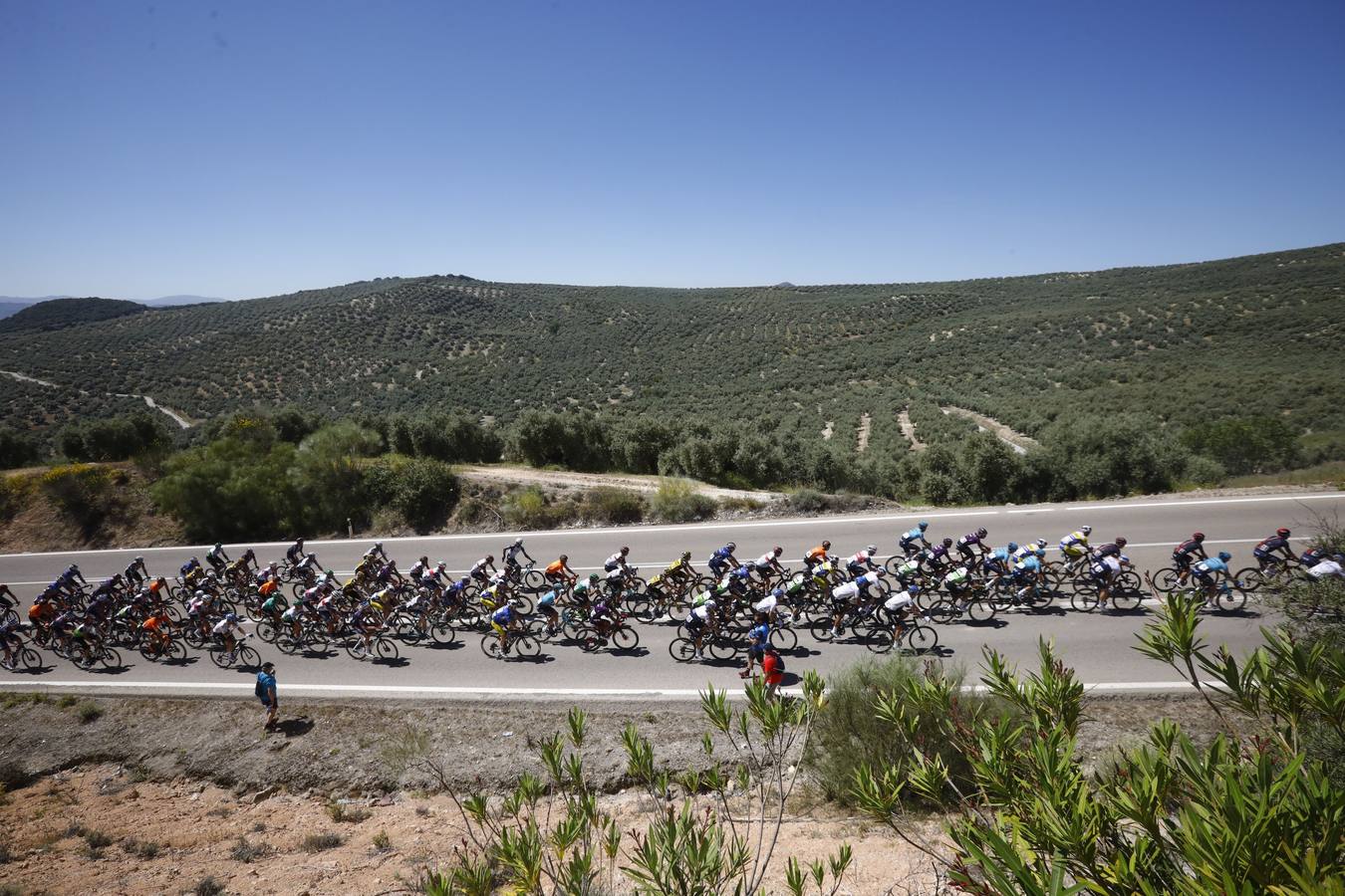 La Vuelta a Andalucía por Iznájar, Lucena, Cabra, Priego y Almedinilla, en imágenes