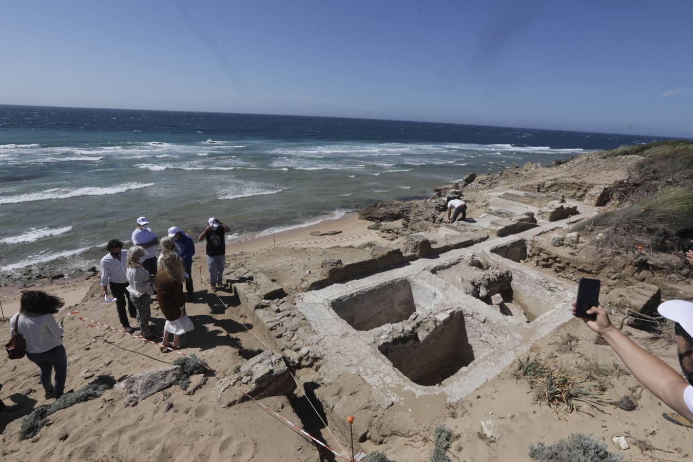El yacimiento de Caños de Meca, en fotos: una necrópolis de la Edad de Bronce, termas, piscifactoría...