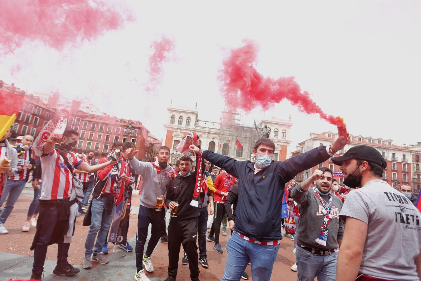 El Atlético gana la Liga: Las imágenes de las horas previas y de la celebración en Valladolid