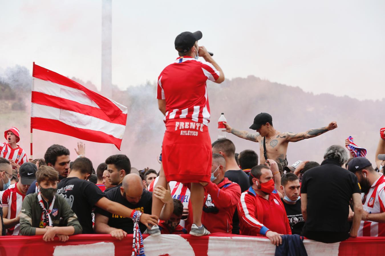 El Atlético gana la Liga: Las imágenes de las horas previas y de la celebración en Valladolid