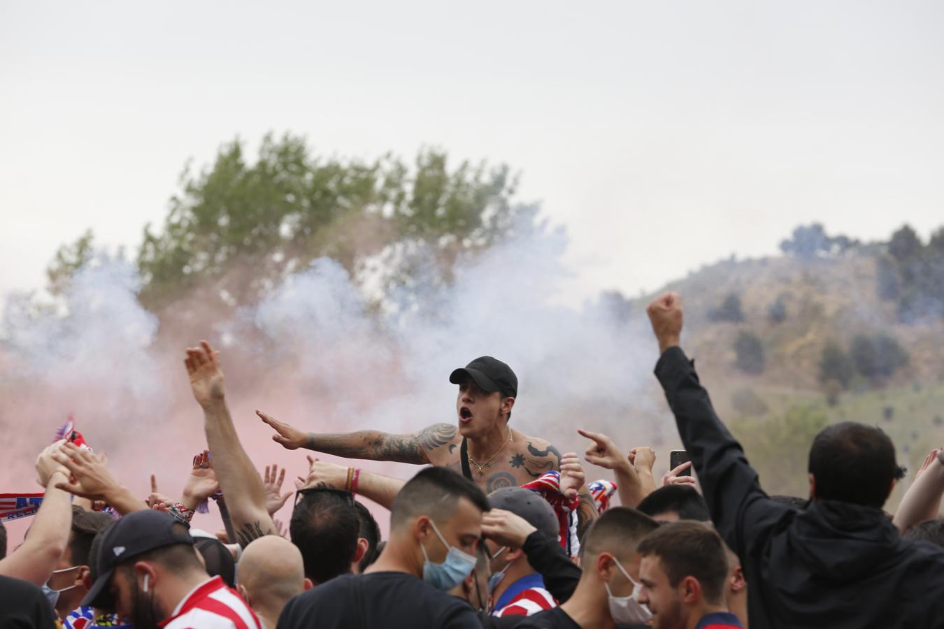 El Atlético gana la Liga: Las imágenes de las horas previas y de la celebración en Valladolid