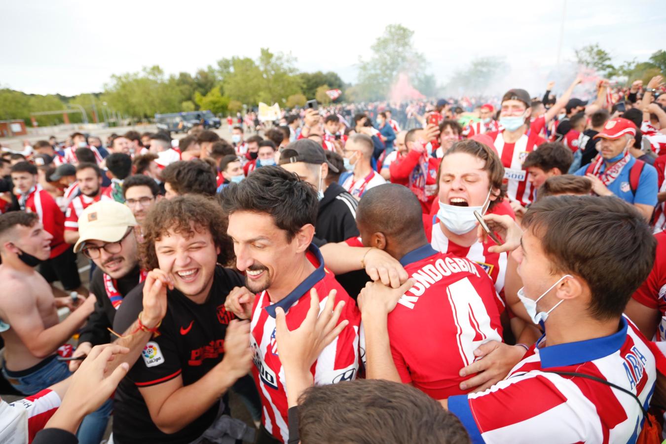 El Atlético gana la Liga: Las imágenes de las horas previas y de la celebración en Valladolid