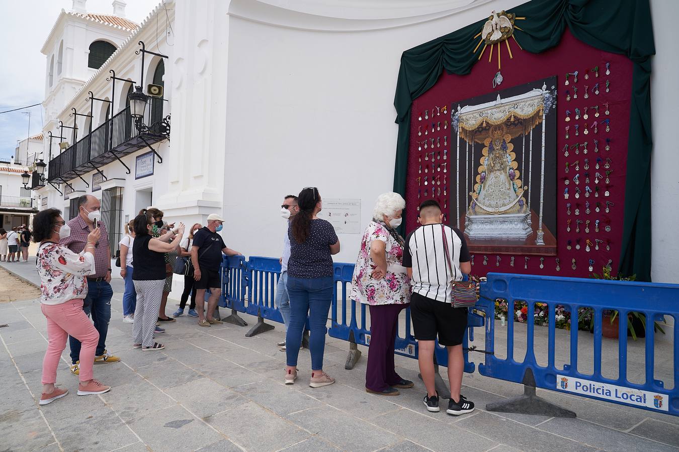 Ambiente de tranquilidad en Almonte y El Rocío