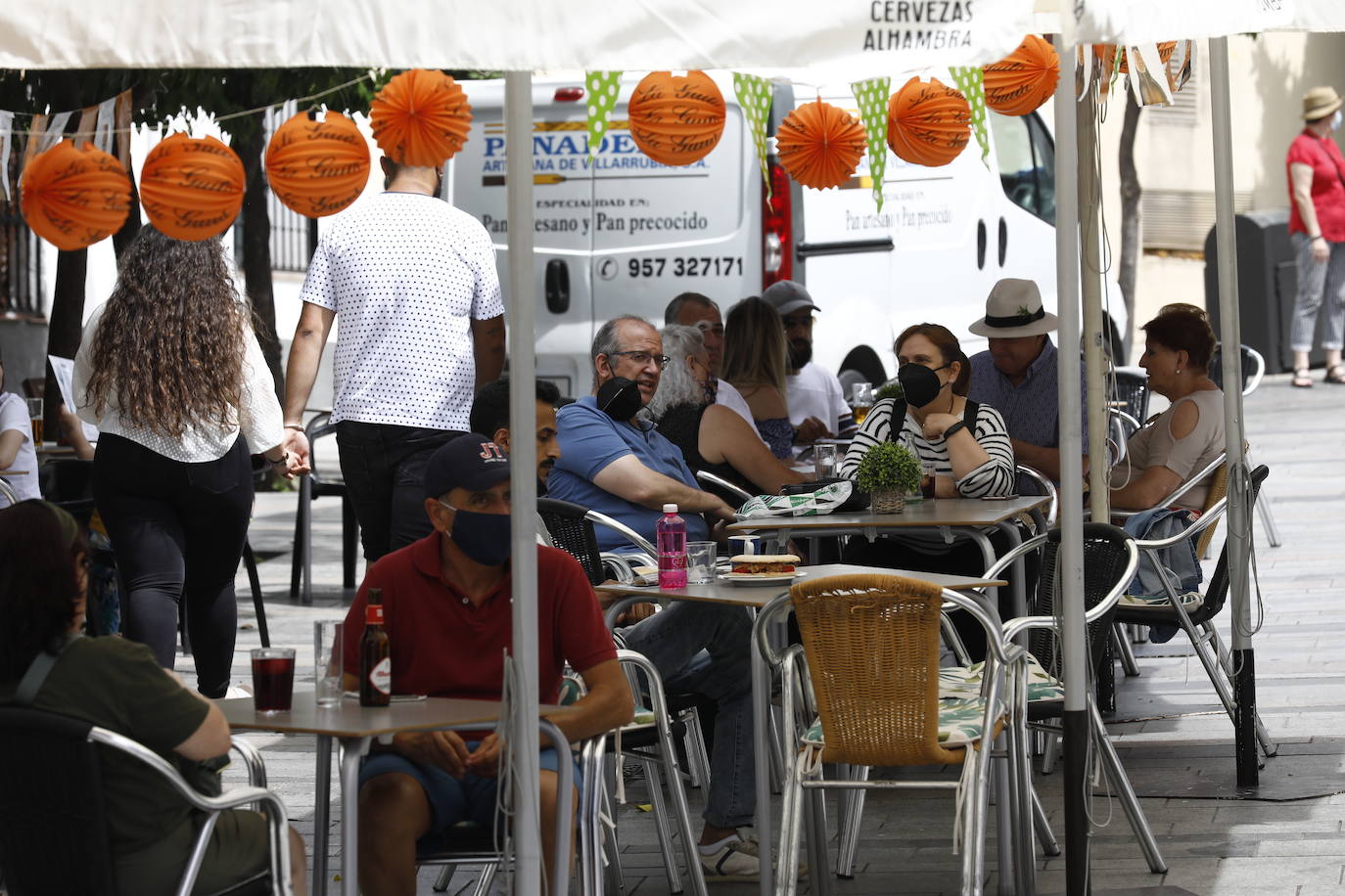 El ambiente en el mediodía del sábado en Córdoba, en imágenes