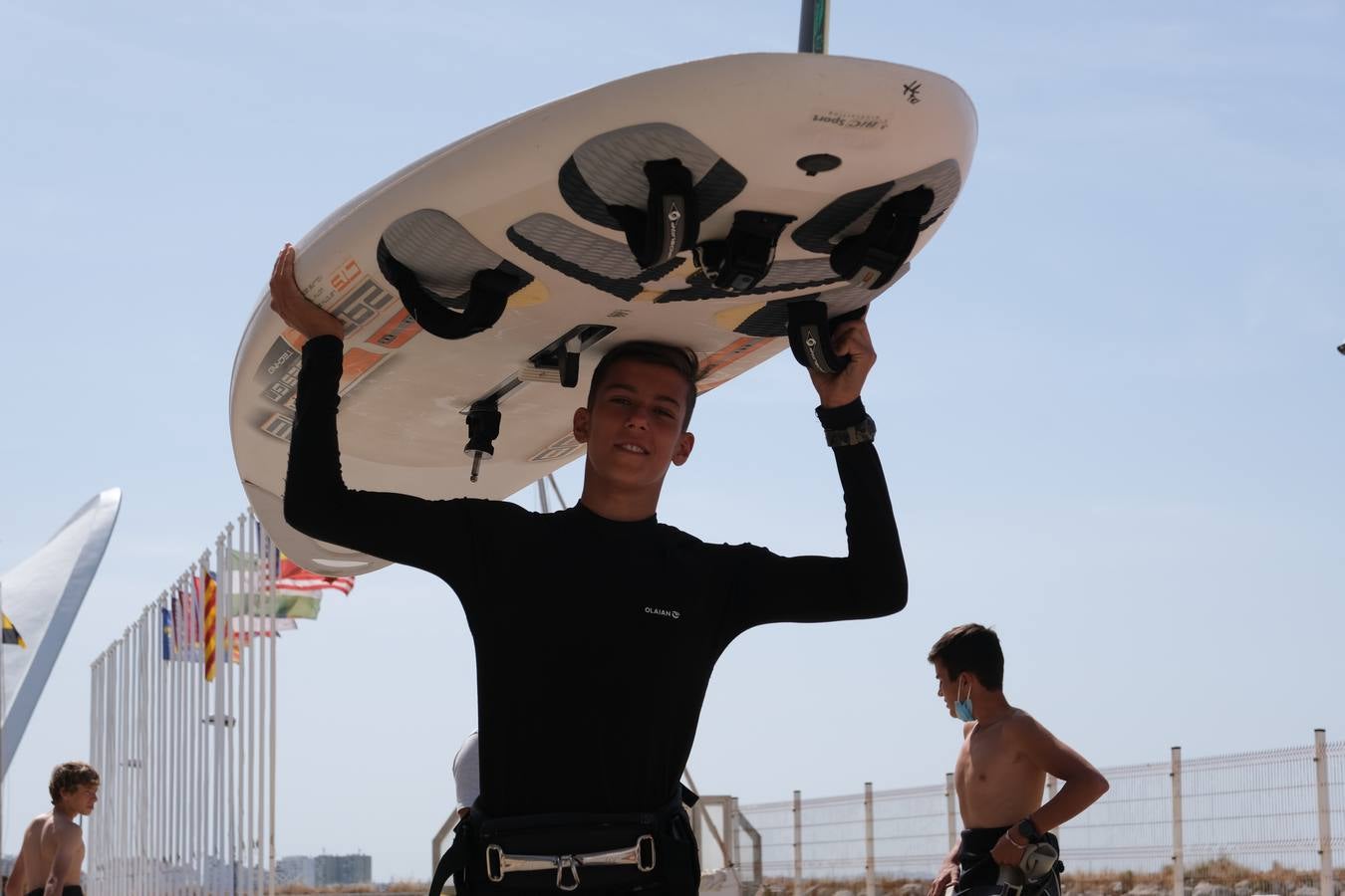 FOTOS: Las imágenes más espectaculares de la Copa de España de Windsurf, en la bahía de Cádiz