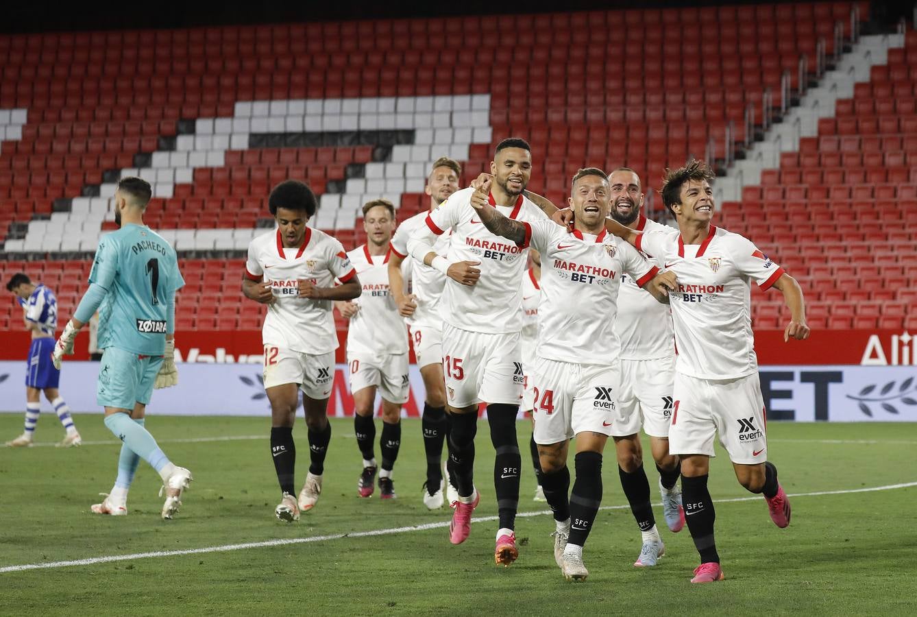 Partido entre el Sevilla FC y el Deportivo Alavés