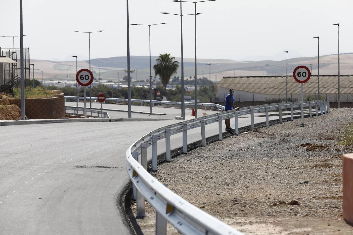 Las últimas obras del tramo municipal de la Ronda Norte de Córdoba, en imágenes