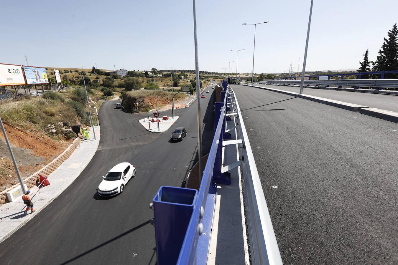 Las últimas obras del tramo municipal de la Ronda Norte de Córdoba, en imágenes