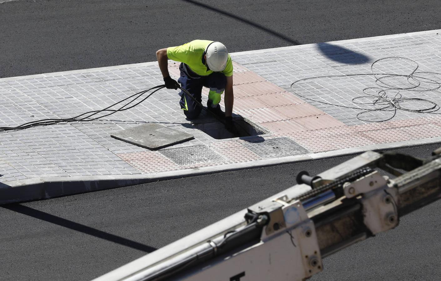 Las últimas obras del tramo municipal de la Ronda Norte de Córdoba, en imágenes