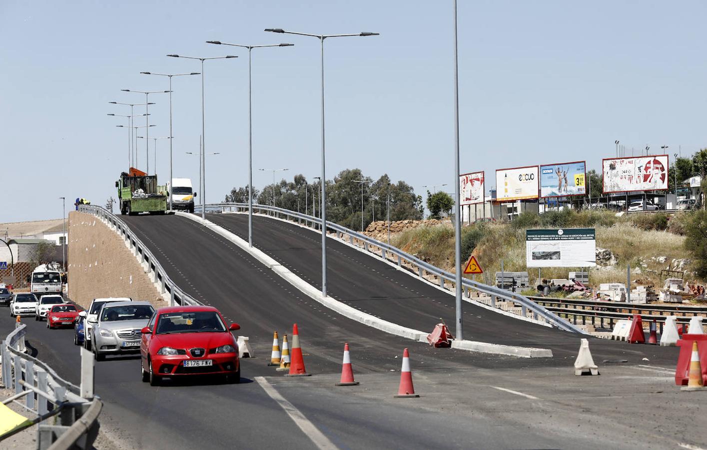 Las últimas obras del tramo municipal de la Ronda Norte de Córdoba, en imágenes