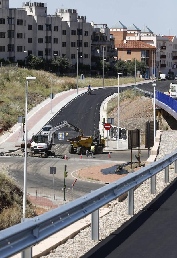 Las últimas obras del tramo municipal de la Ronda Norte de Córdoba, en imágenes